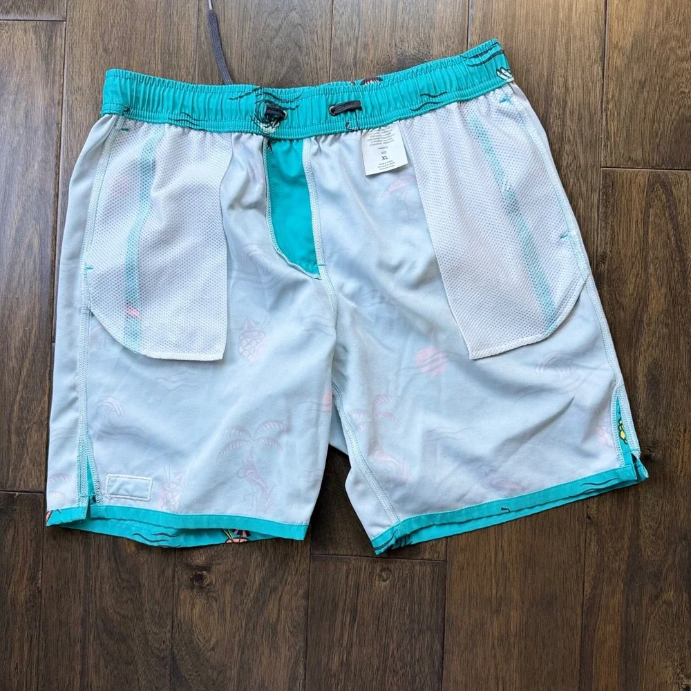 O'Neill Board Shorts Kids XL Teal Hyperfreak Flamingo Pineapple SP4206018